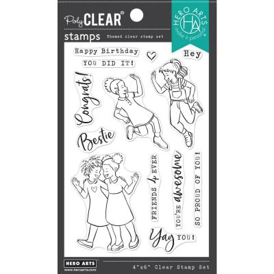 Hero Arts Clear Stamps - Besties